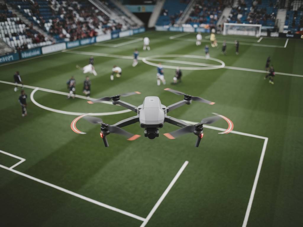 Les drones en compétition : filmer le sport avec précision et fluidité